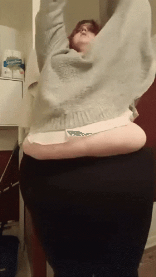 Seducing Bbw Removing Clothes GIF