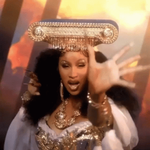 Seductive Cardi B GIF