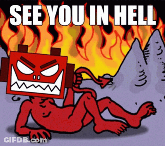 See You In Hell Radio Head Satan GIF