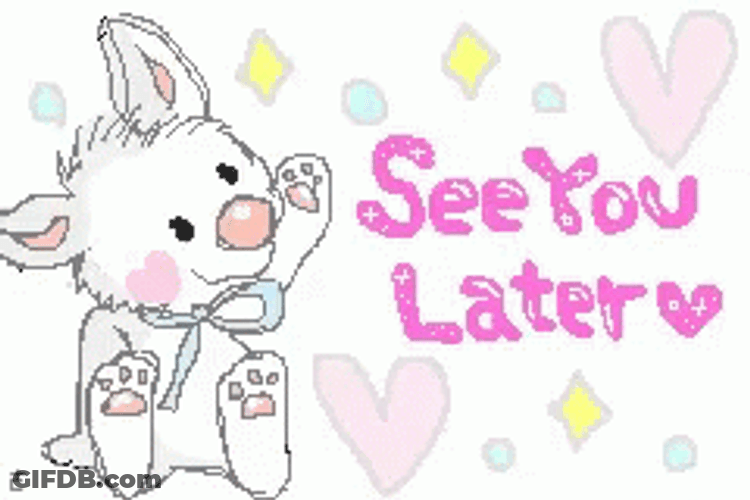 See You Later Bunny GIF