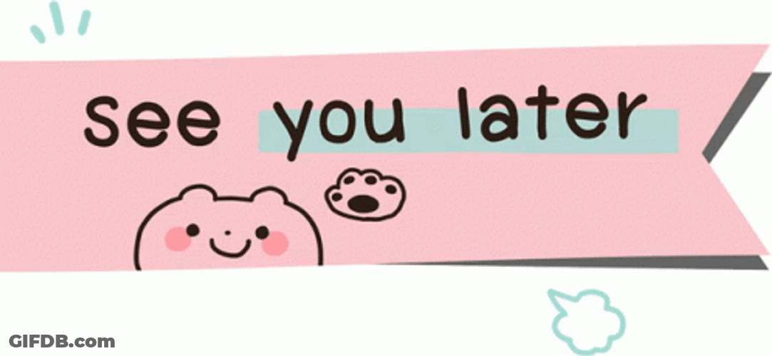 See You Later Cute Bear GIF