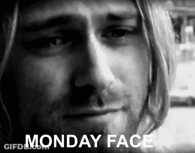 See You Monday Kurt Cobain GIF