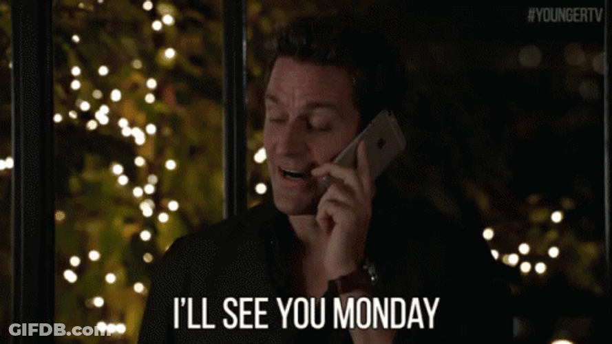See You Monday Peter Hermann GIF