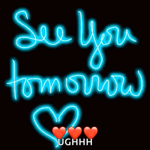 See You Tomorrow Animated GIF