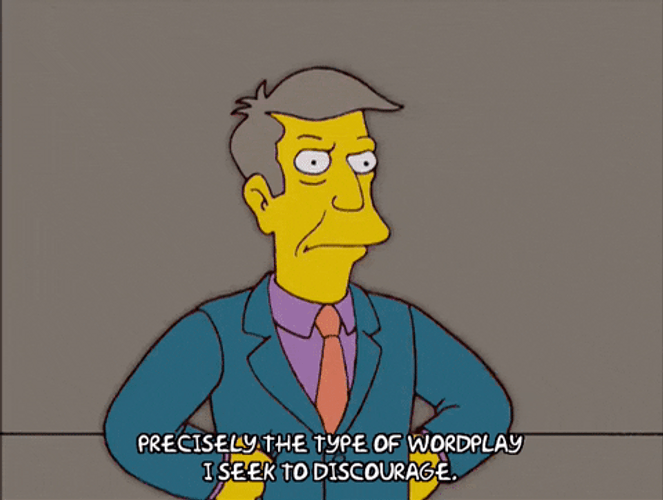 Seek To Discourage Principal Skinner The Simpsons GIF