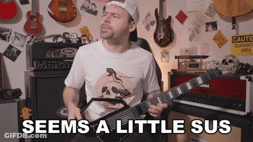 Seems A Little Sus Jared Dines GIF