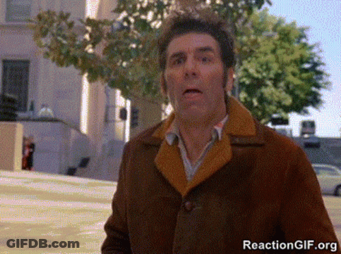 Seinfeld Cosmo Kramer GIF