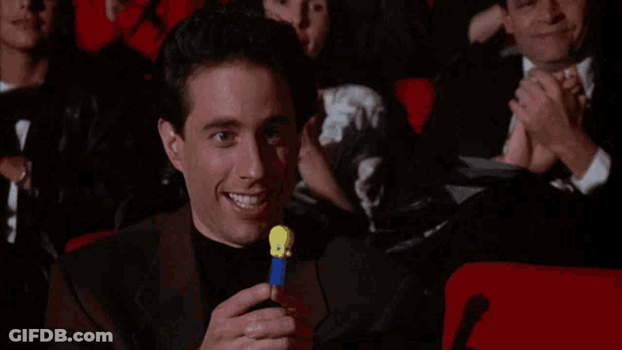 Seinfeld Jerry Bravo Pen Clap GIF