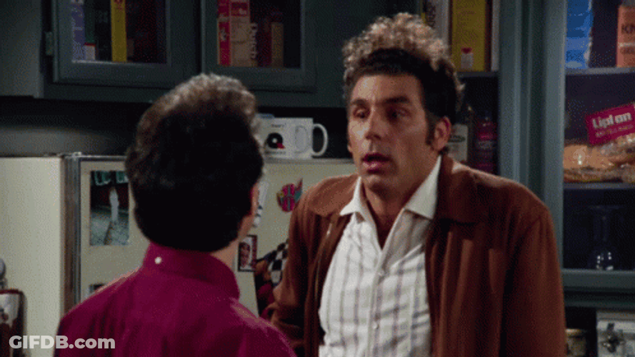 Seinfeld Kramer Giddy Up Ngitty Up GIF