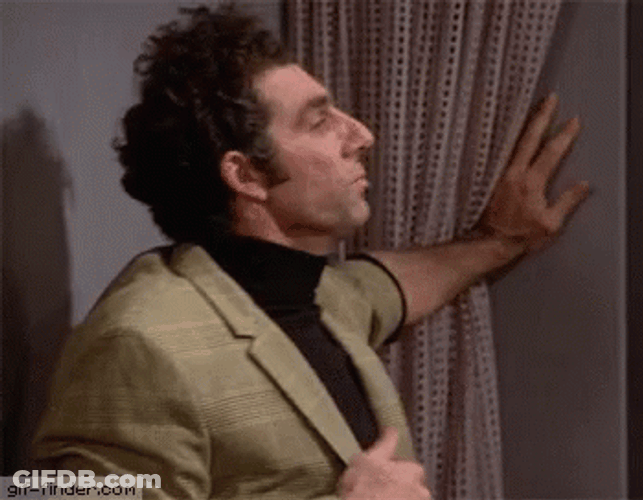 Seinfeld Kramer Giddy Up Oh Yeah GIF