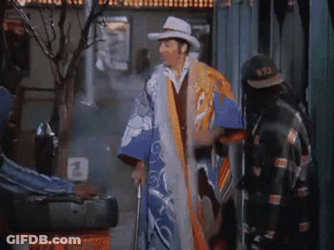 Seinfeld Kramer Pimp Walk GIF