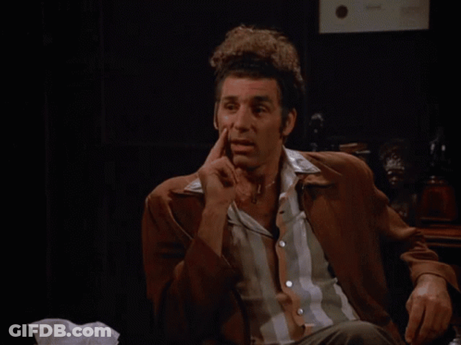 Seinfeld Kramer Pointing Thats True GIF - Kramer | GIFDB.com