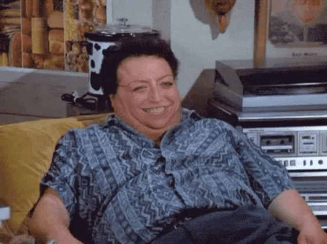 Seinfeld Newman Weird Laugh GIF