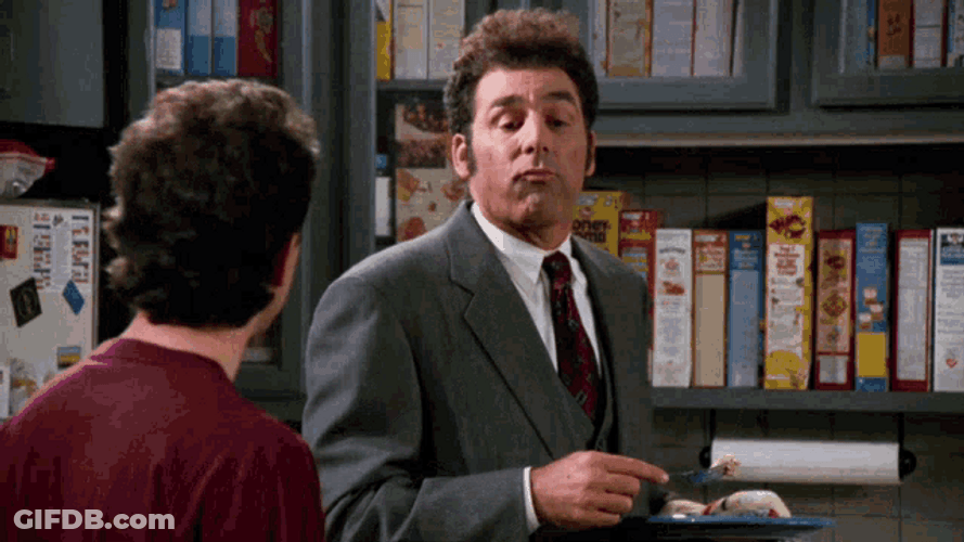 Seinfeld Workaholic Kramer GIF