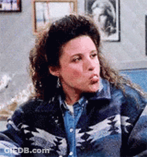 Seinfield Popping Bubble Gum GIF