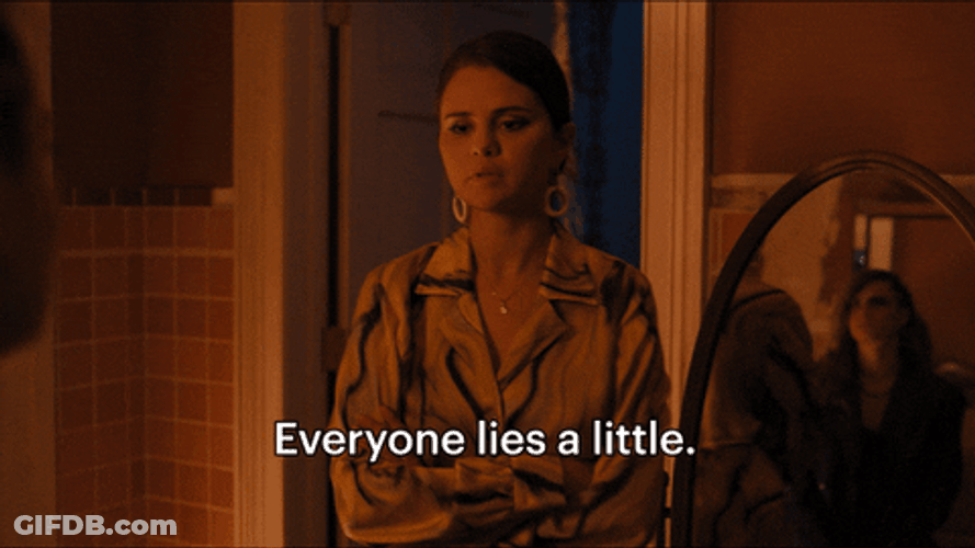Selena Gome Everyone Lies A Little GIF