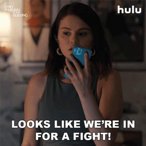 Selena Gomez In A Phonecall Fight On GIF