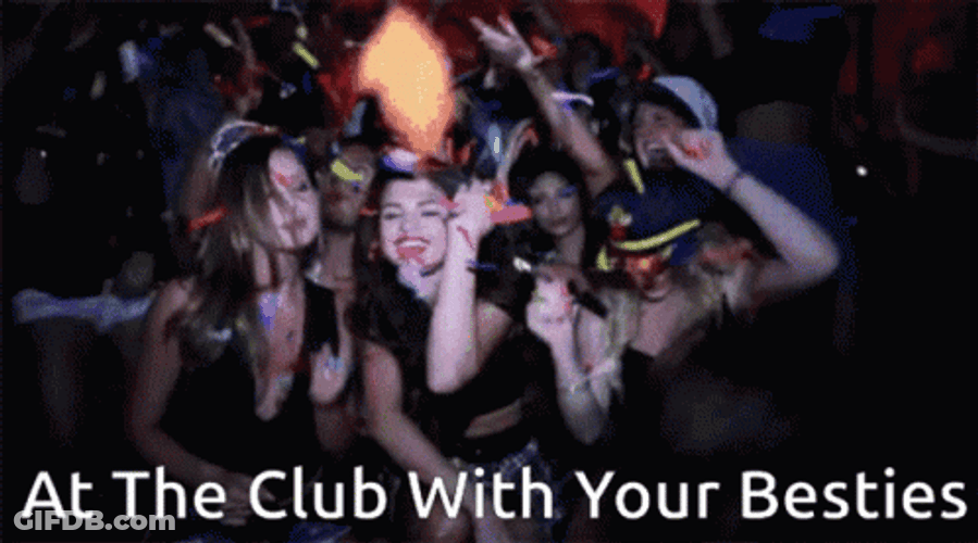 Selena Gomez Night Club Party GIF
