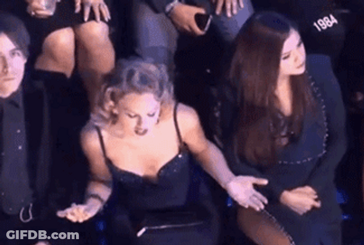 Selena Gomez Sitting Still GIF