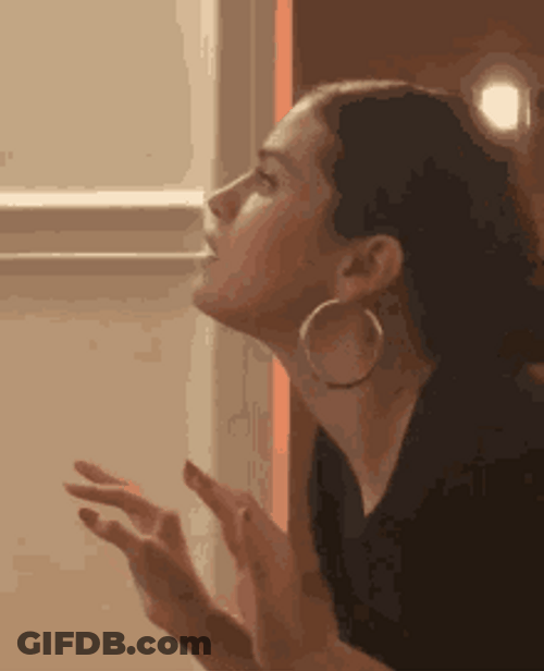Selena Gomez Surprised Face GIF