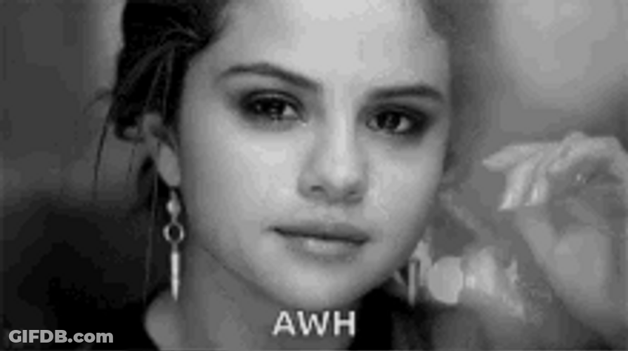 Selena Gomez With Flowing Tears Happy Cry GIF