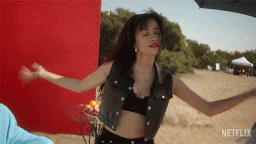 Selena Quintanilla Iconic Waving Hands GIF
