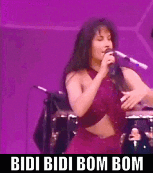 Selena Quintanilla Performing Bidi Bidi Bom Bom GIF
