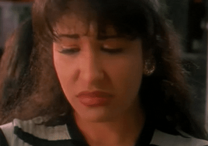 Selena Quintanilla Sad Drinking GIF