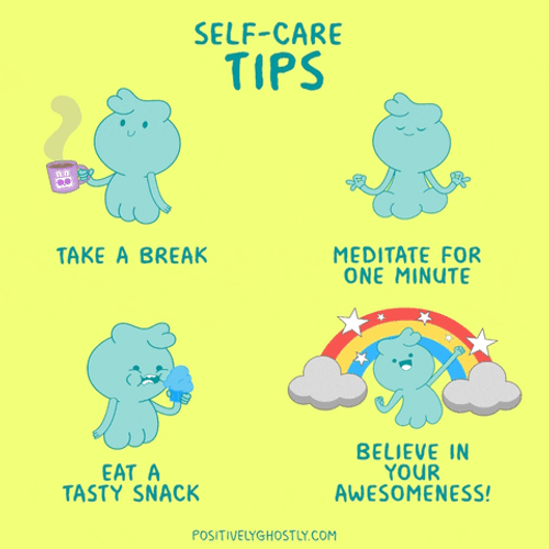 Self Care Tips To Do GIF