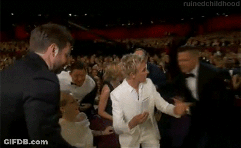 Selfie With Ellen DeGeneres GIF