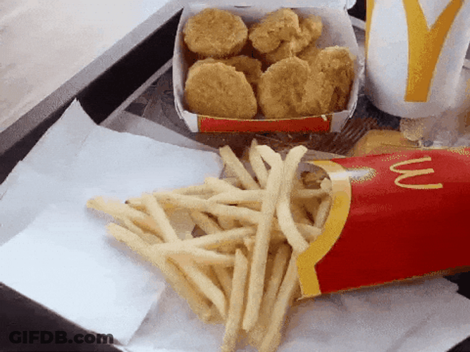 Selfish Over Large Fries GIF