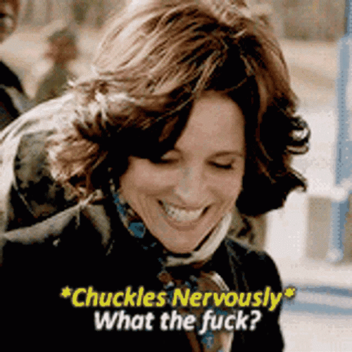 Selina Meyer Veep Funny Awkward Face GIF