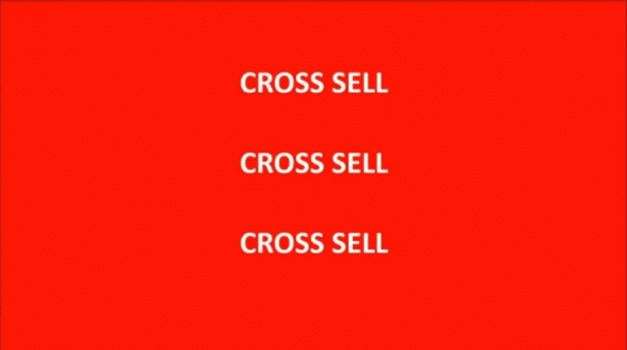 Sell Sell Sell Cross Red Background GIF