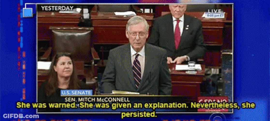 Senator Mitch McConnell Speech Meme GIF