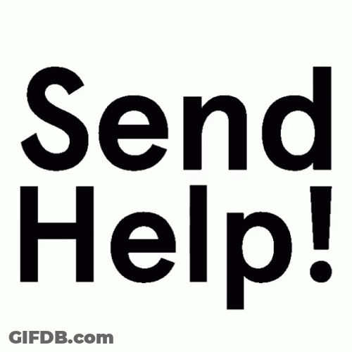 Send Help Icon Sticker GIF
