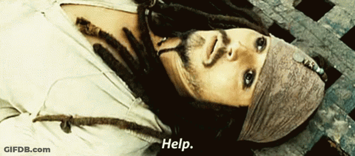 Send Help Johnny Depp GIF