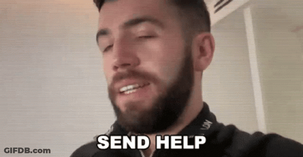 Send Help Please GIF