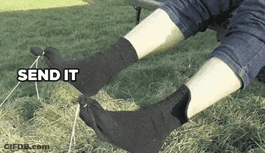 Send It Bazooka Sock GIF