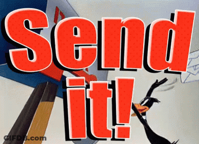 Send It Daffy Duck GIF