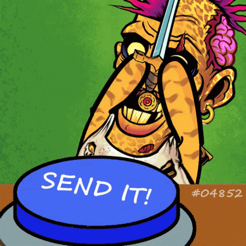 Send It Zombie GIF
