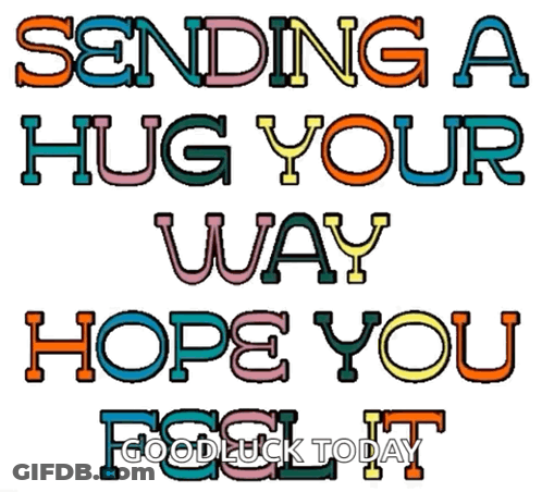 Sending A Hug Your Way Hope You Feel It GIF