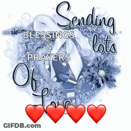 Sending Blessings And Prayers Of Love GIF