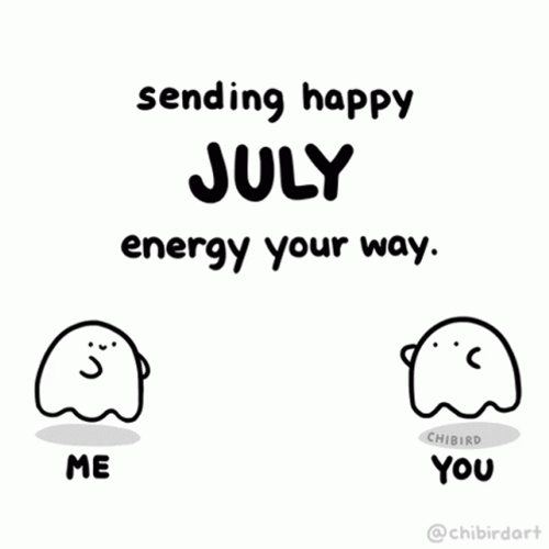 Sending Happy July Blessings Energy Day GIF