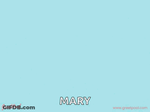 Sending Healing Hugs Mary Is Written On A Blue Background GIF