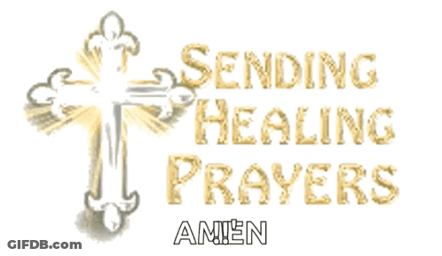 Sending Healing Prayers Amen GIF