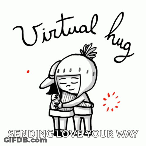 Sending Hugs And Love Your Way GIF