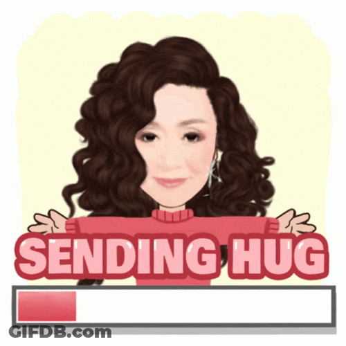 Sending Hugs Embrace GIF