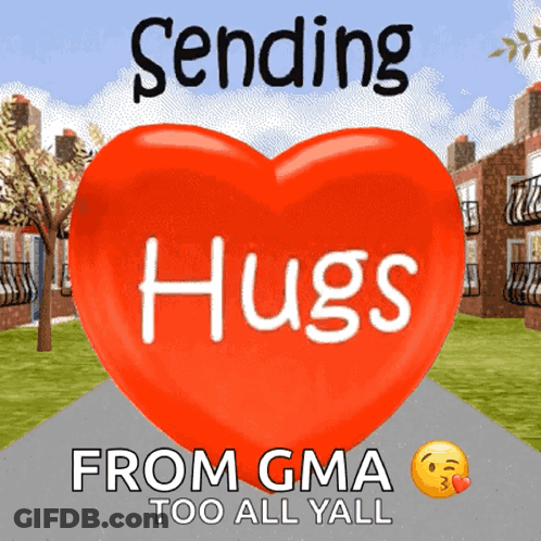 Sending Hugs From Gma GIF
