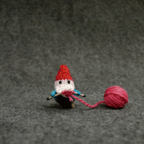 Sending Love Crochet Heart GIF