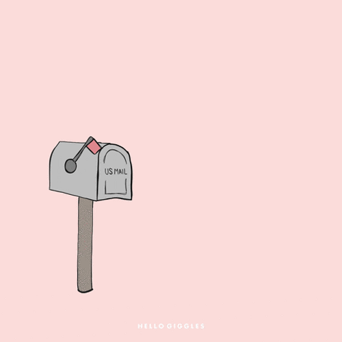 Sending Love Flying Letter GIF